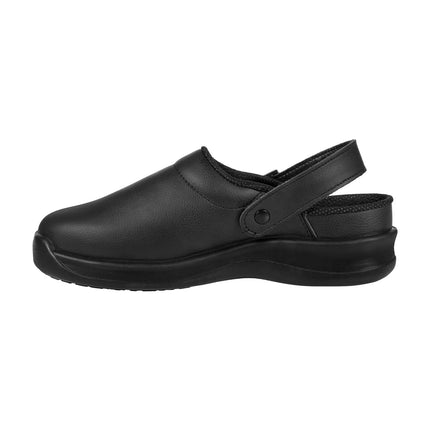KARLOWSKY | Professional Chef Clog Cape Town – Black - EU 47 - EN ISO 20347 OB A E FO SRC - Washable 40°C
