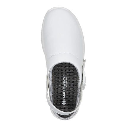 KARLOWSKY | Professional Chef Clog Cape Town – White - EU 43 - SRC Slip-Resistant - Washable 40°C
