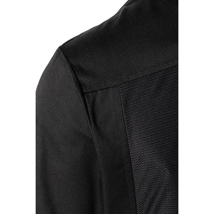 KARLOWSKY | Short Sleeve Chef Jacket – Mesh Back - Breathable - Black - XXL