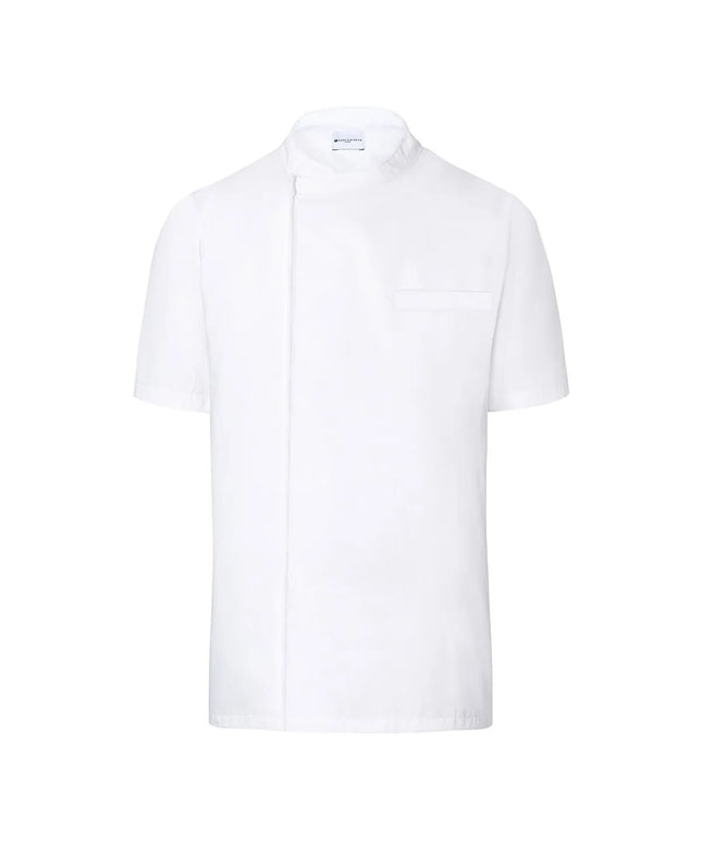 KARLOWSKY | Short Sleeve Chef Jacket – Mesh Back - Breathable - White - XXL