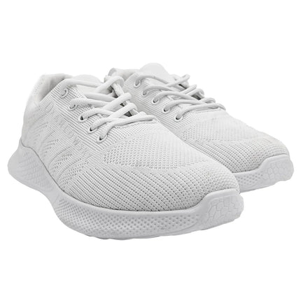 KARLOWSKY | Soft-Run Slip-Resistant Work Trainer – White - EU 42 - EN ISO 20347:2022 O1 SR FO