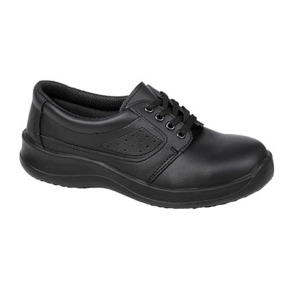 KARLOWSKY | Usedom Steel Toe Cap Safety Shoe S1 SRC Slip-Resistant – Black - EU 36