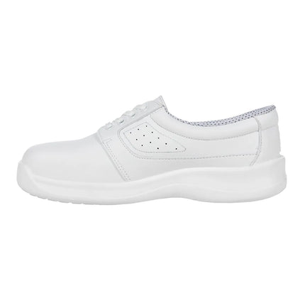 KARLOWSKY | Usedom Steel Toe Cap Safety Shoe S1 SRC Slip-Resistant – White - EU 47