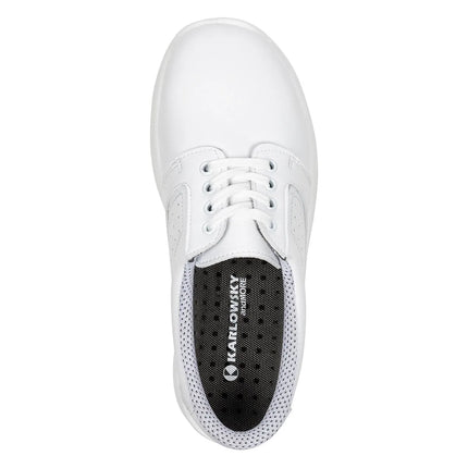 KARLOWSKY | Usedom Steel Toe Cap Safety Shoe S1 SRC Slip-Resistant – White - EU 37