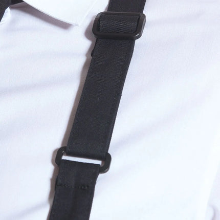 KARLOWSKY | Water-Resistant Bib Apron – Black - 720×860 mm - Adjustable Neck