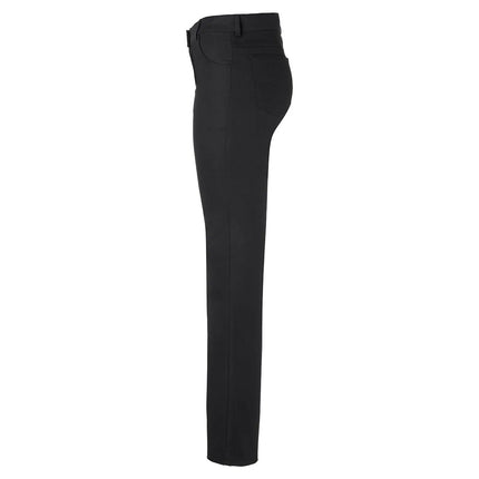 KARLOWSKY | Women's Chef Trousers Tina – Black - Size 36 - Stretch - Zip Fly & Belt Loops