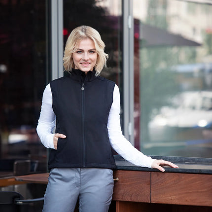 KARLOWSKY | Women's Classic Softshell Gilet – Navy - Size 3XL - 5,000 mm Waterproof