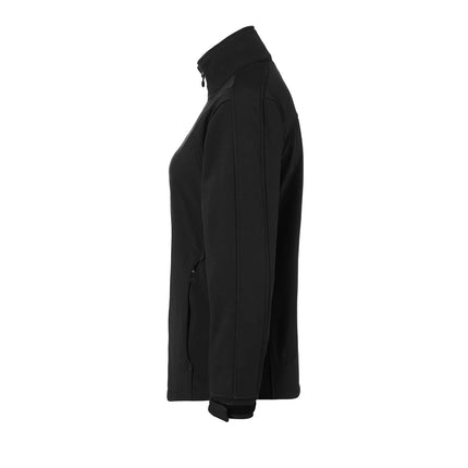 KARLOWSKY | Women's Classic Softshell Jacket – Black - Size 3XL - 5,000 mm Waterproof - Breathable
