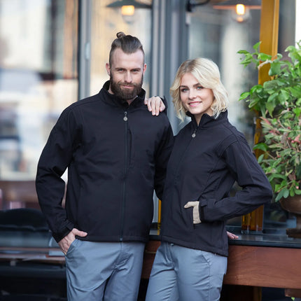 KARLOWSKY | Women's Classic Softshell Jacket – Black - Size 3XL - 5,000 mm Waterproof - Breathable