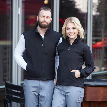 KARLOWSKY | Women's Classic Softshell Jacket – Black - Size 3XL - 5,000 mm Waterproof - Breathable
