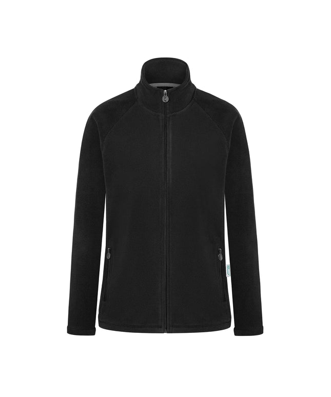 KARLOWSKY | Women's Workwear Fleece Jacket Warm‑Up – Black - 3XL - Recycled Polyester