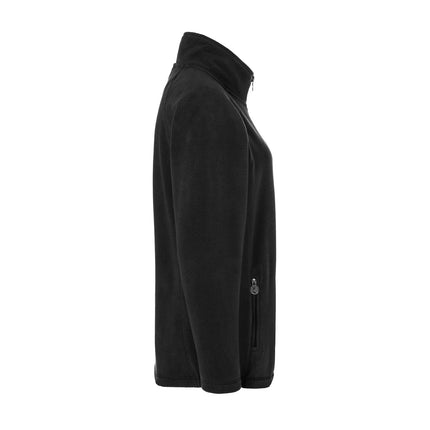 KARLOWSKY | Women's Workwear Fleece Jacket Warm‑Up – Black - L - Recycled Polyester