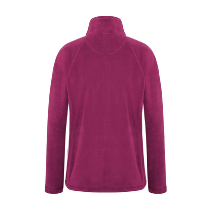 KARLOWSKY | Women's Workwear Fleece Jacket Warm‑Up – Fuchsia - S - Recycled Polyester