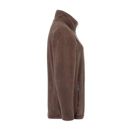 KARLOWSKY | Women's Workwear Fleece Jacket Warm‑Up – Light Brown - XL - Recycled Polyester