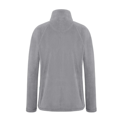KARLOWSKY | Women's Workwear Fleece Jacket Warm‑Up – Platinum Grey - XL - Recycled Polyester