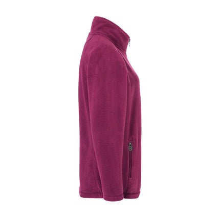 KARLOWSKY | Women's Workwear Fleece Jacket Warm‑Up – Platinum Grey - XXL - Recycled Polyester