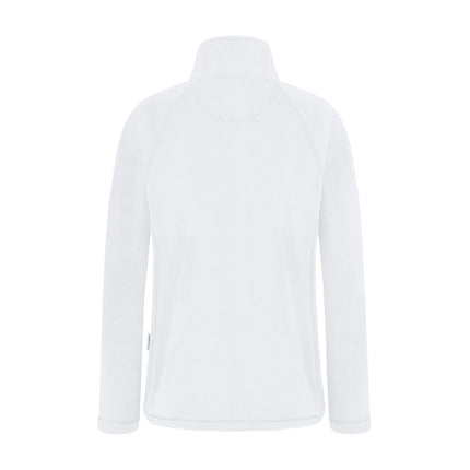 KARLOWSKY | Women's Workwear Fleece Jacket Warm‑Up – White - XS - Recycled Polyester