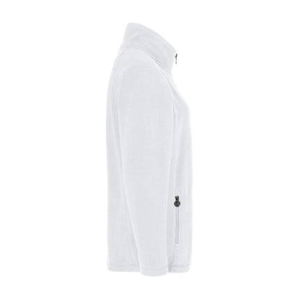 KARLOWSKY | Women's Workwear Fleece Jacket Warm‑Up – White - XXL - Recycled Polyester