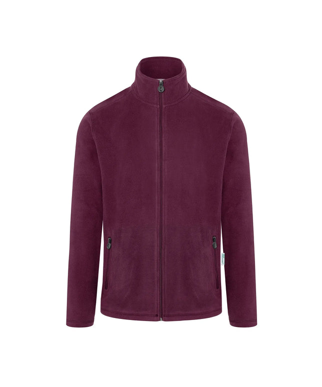 KARLOWSKY | Workwear Men's Fleece Jacket ECO – Aubergine – Size S