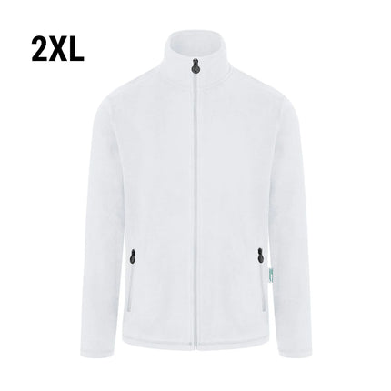 KARLOWSKY | Workwear Men's Fleece Jacket ECO – White – Size XXL