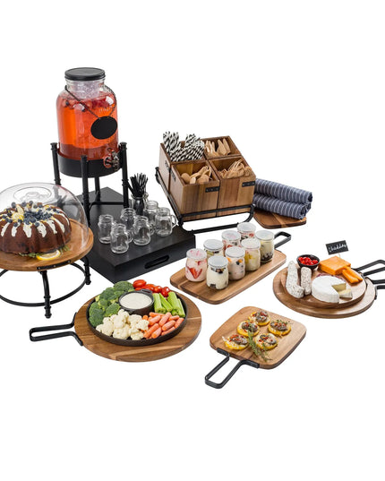 Kệ Để Hộp Dao Muỗng Nĩa Tablecraft 10075 (Cho Hộp 10074) 28.6 cm x 31.1 cm x 9.5 cm, Kim Loại, Màu Đen