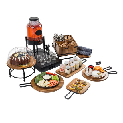 Kệ Để Hộp Dao Muỗng Nĩa Tablecraft 10075 (Cho Hộp 10074) 28.6 cm x 31.1 cm x 9.5 cm, Kim Loại, Màu Đen