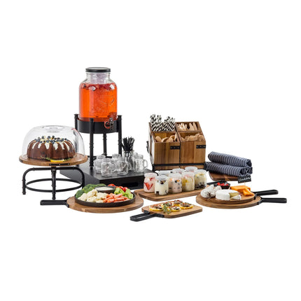 Kệ Để Hộp Dao Muỗng Nĩa Tablecraft 10075 (Cho Hộp 10074) 28.6 cm x 31.1 cm x 9.5 cm, Kim Loại, Màu Đen