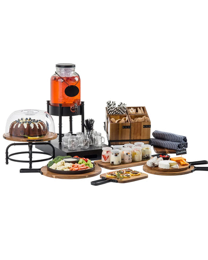 Kệ Để Hộp Dao Muỗng Nĩa Tablecraft 10075 (Cho Hộp 10074) 28.6 cm x 31.1 cm x 9.5 cm, Kim Loại, Màu Đen