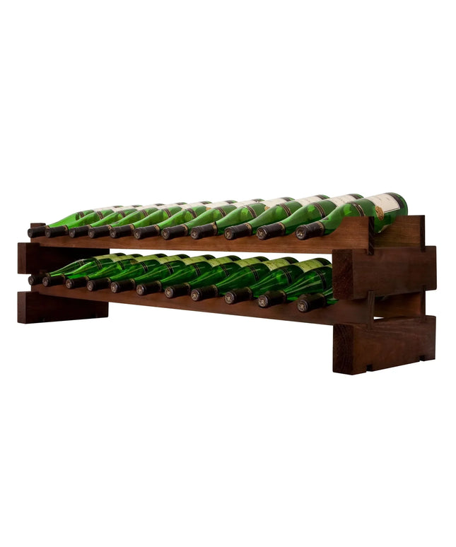 Kệ Đựng Rượu Vang Vinotemp EP-4472-22S Cao 27.9 cm Sức Chứa 22 Chai, Gỗ Thông, Nhuộm Màu