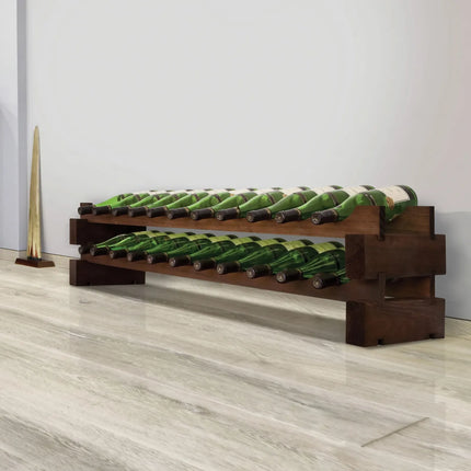 Kệ Đựng Rượu Vang Vinotemp EP-4472-22S Cao 27.9 cm Sức Chứa 22 Chai, Gỗ Thông, Nhuộm Màu