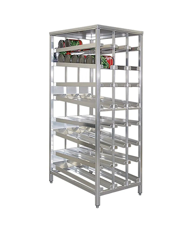 Kệ Hộp Thiếc Cố Định New Age 97294 Cao 201.9 cm, Chứa (156) Hộp #10, Chân Điều Chỉnh