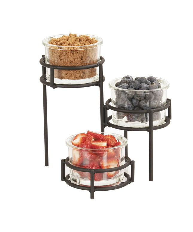 Kệ Hũ Gia Vị Cà Phê/Trà Cal-Mil 22604-16-13 3 Ngăn - Trong/Đen