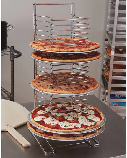 Kệ Khay Pizza American Metalcraft 19029 15 Tầng, Chrome/Thép