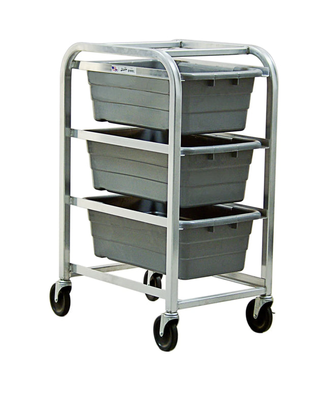 Kệ Lug Di Động New Age 97205 Chứa (3) Thùng 42x18.75x66 cm, Khung Mở, Nhôm
