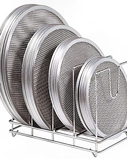 Kệ Lưới Pizza American Metalcraft 18040 96 Ngăn, Chrome/Thép