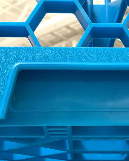 Kệ Rửa Bát Cỡ Lớn Dạng Hở Carlisle RB14 - Nhựa Polypropylene, Xanh Dương