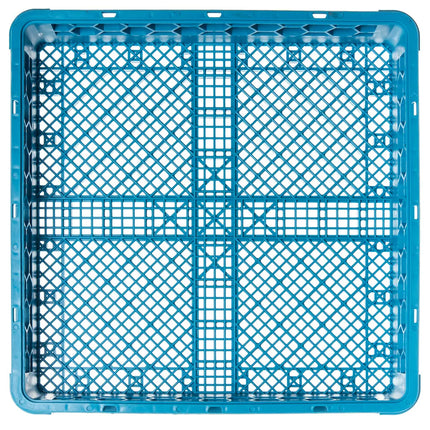 Kệ Rửa Bát Cỡ Lớn Dạng Hở Carlisle RF14 - Nhựa Polypropylene, Xanh Dương