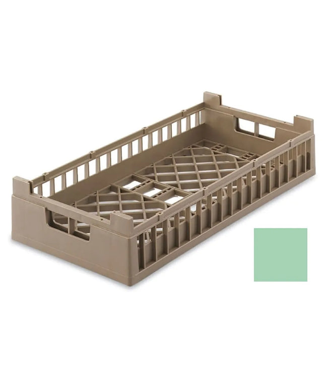 Kệ Rửa Bát Dạng Hở Vollrath 52800 - Thấp, Nửa Cỡ, Xanh Lá
