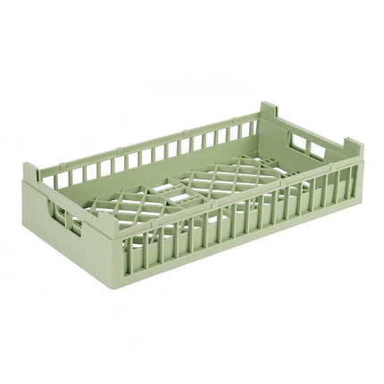 Kệ Rửa Bát Dạng Hở Vollrath 52800 - Thấp, Nửa Cỡ, Xanh Lá