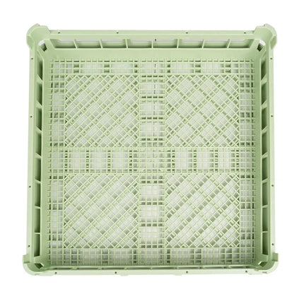 Kệ Rửa Dao Muỗng Nĩa Cỡ Lớn Vollrath 52671 - 50.2 x 50.2 cm, Xanh Lá Nhạt
