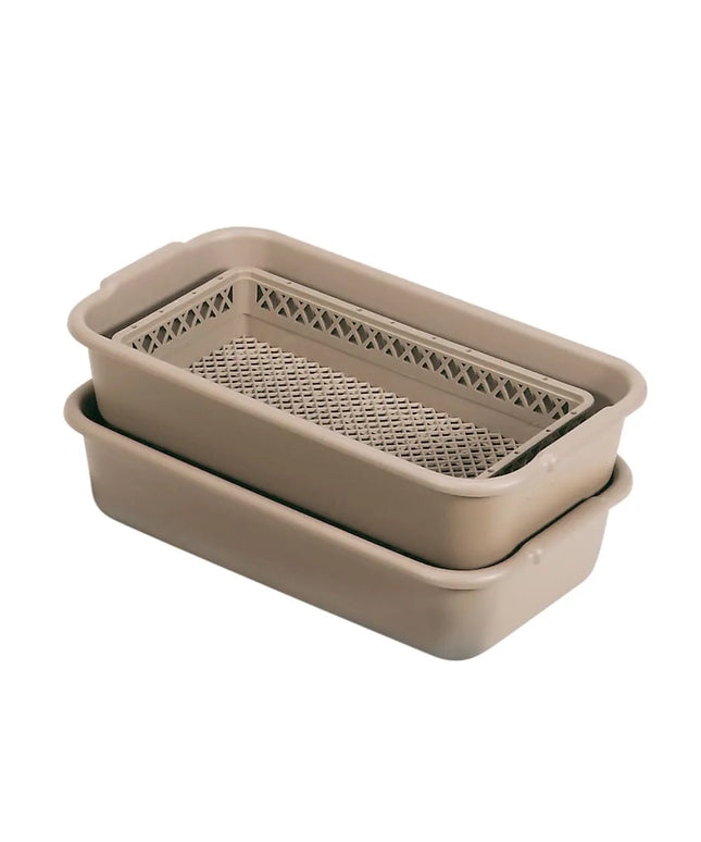 Kệ Rửa Dao Muỗng Nĩa Vollrath 1393 - Nửa Khay & Dạng Hở, Nhựa Co-polymer, Be