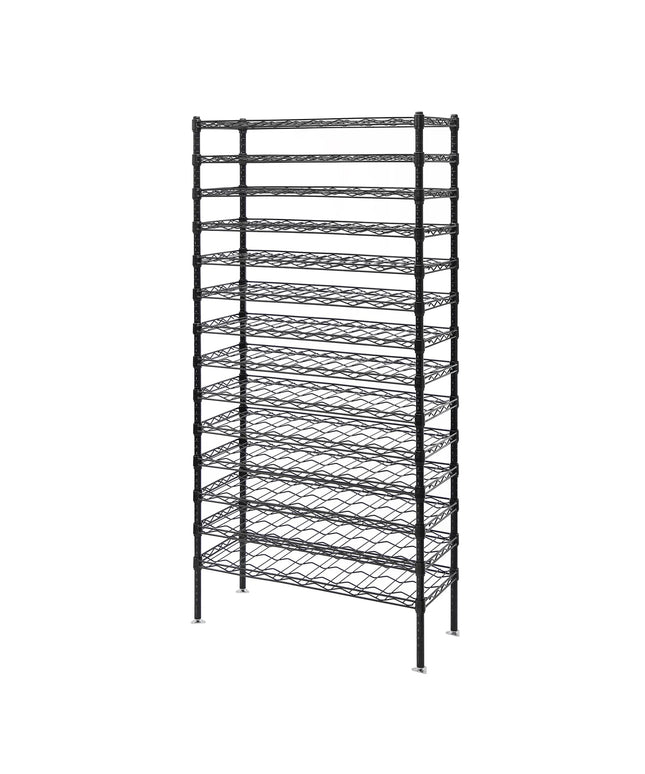 Kệ Rượu Vang Quantum Food Service 188 cmH Sức Chứa 168 Chai, Màu Đen (WR74-1448WSBK)