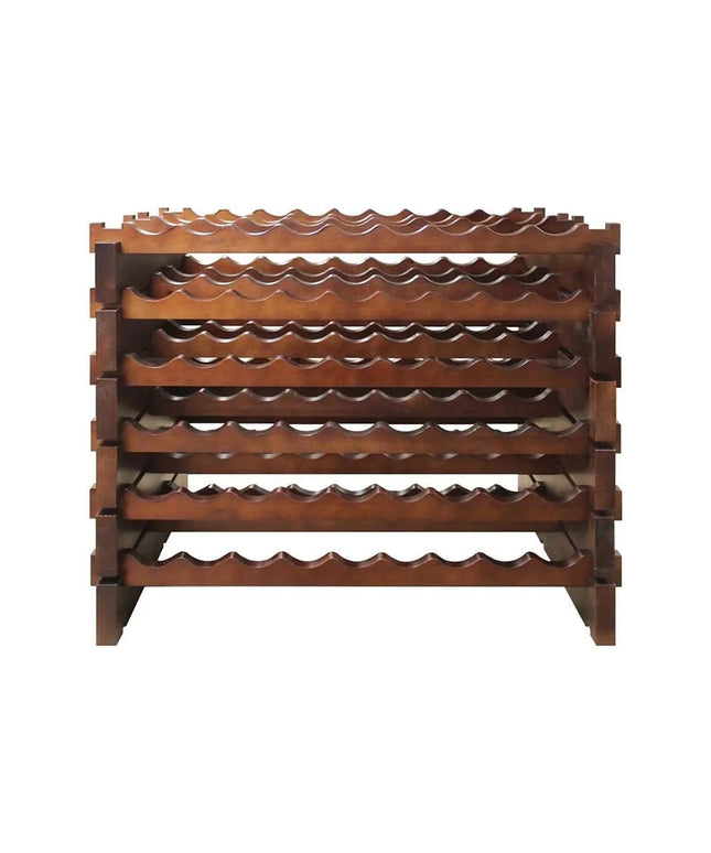 Kệ Rượu Vang Vinotemp EP-4472-108S Epicureanist 79.4 cm Sức Chứa 108 Chai Gỗ Thông Nhuộm Màu