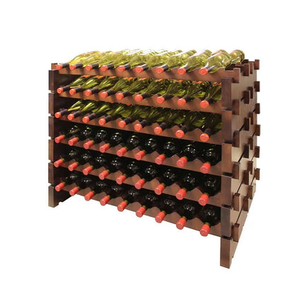 Kệ Rượu Vang Vinotemp EP-4472-108S Epicureanist 79.4 cm Sức Chứa 108 Chai Gỗ Thông Nhuộm Màu