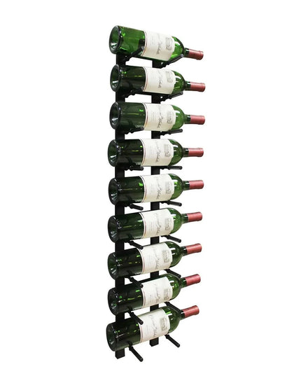 Kệ Rượu Vang Vinotemp EP-PEGWALL9B Epicureanist 90.8 cm Sức Chứa 9 Chai Màu Đen