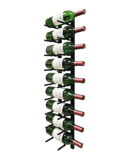 Kệ Rượu Vang Vinotemp EP-PEGWALL9B Epicureanist 90.8 cm Sức Chứa 9 Chai Màu Đen