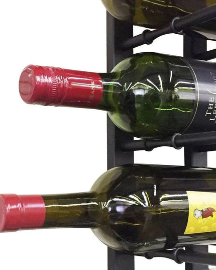 Kệ Rượu Vang Vinotemp EP-PEGWALL9B Epicureanist 90.8 cm Sức Chứa 9 Chai Màu Đen