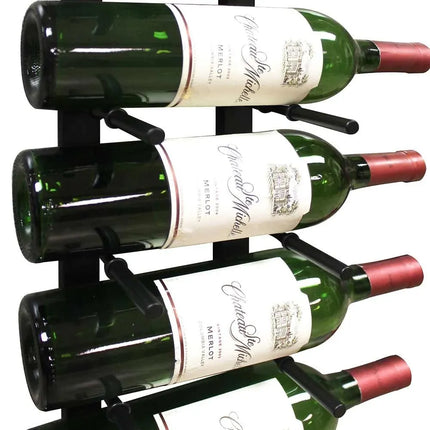 Kệ Rượu Vang Vinotemp EP-PEGWALL9B Epicureanist 90.8 cm Sức Chứa 9 Chai Màu Đen