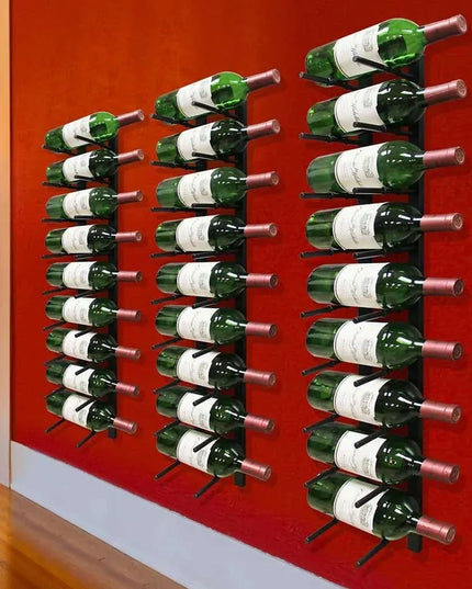 Kệ Rượu Vang Vinotemp EP-PEGWALL9B Epicureanist 90.8 cm Sức Chứa 9 Chai Màu Đen
