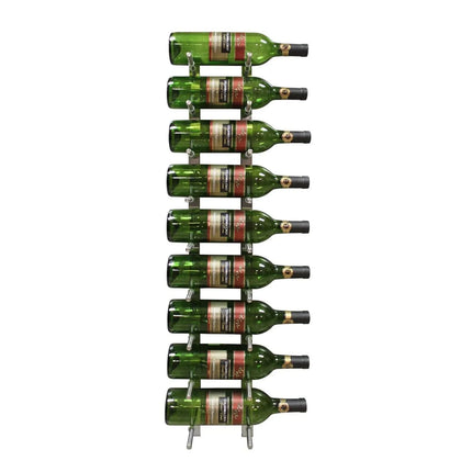 Kệ Rượu Vang Vinotemp EP-PEGWALL9S Epicureanist 90.8 cm Sức Chứa 9 Chai Thép Không Gỉ